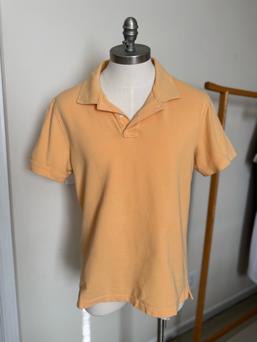 J. Crew Peach Short-Sleeve Polo Shirt